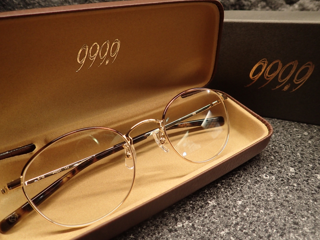 999.9（フォーナインズ）S-680T 日本製 Titanium 超軽 眼鏡 ...