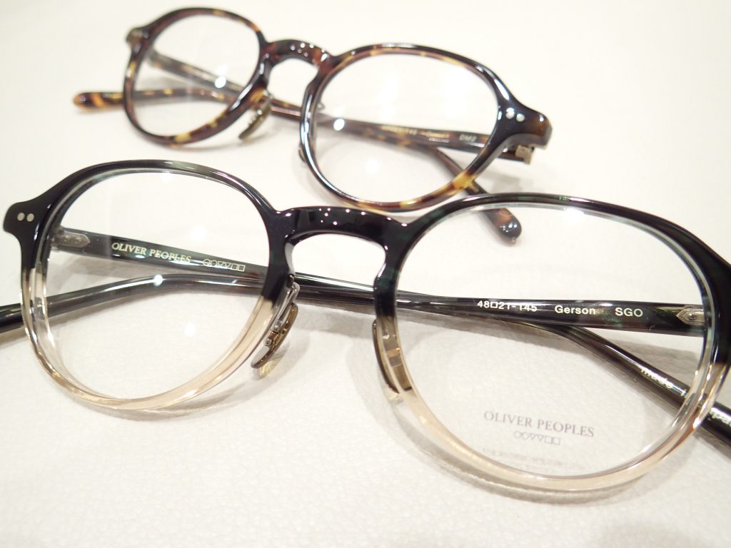 OLIVER PEOPLES(オリバーピープルズ)「Gerson」新作クラウンパント入荷しました。