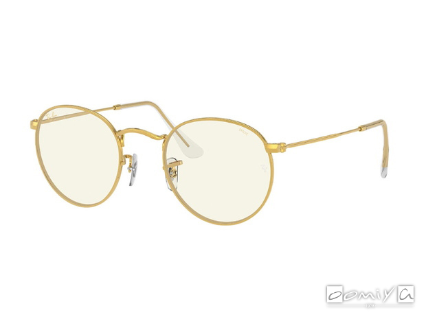 Ray-Ban (レイバン)｜サングラス RB3447 9196/BL Round Blue-Light Clear Evolve