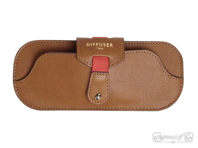 OIL LEATHER SMART EYEWEAR CASE / Camel&Beige(SG1117C)